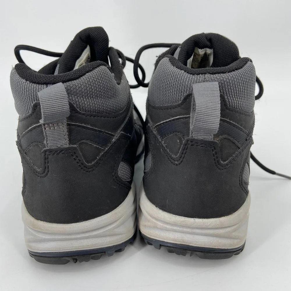 Merrell Lulea Mid Waterproof Shoes Hiking Lace Up Sneakers Leather Black Gray 10